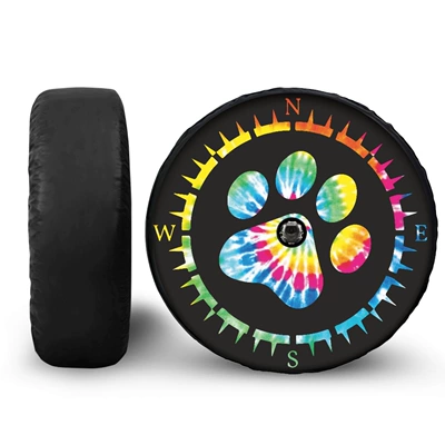 Spare wheel cover – Pattern Car Tire Cover One - 14in-zysfj0690bz11-1