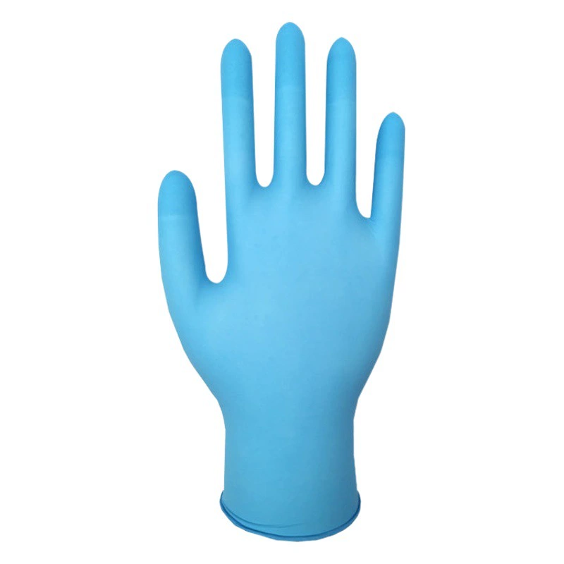 Оригинальные товары Одноразовые чистые нитриловые перчатки Бытовые утолщенные защитные перчатки без пудры для пищевых продуктов Прочные водонепроницаемые и маслостойкие
