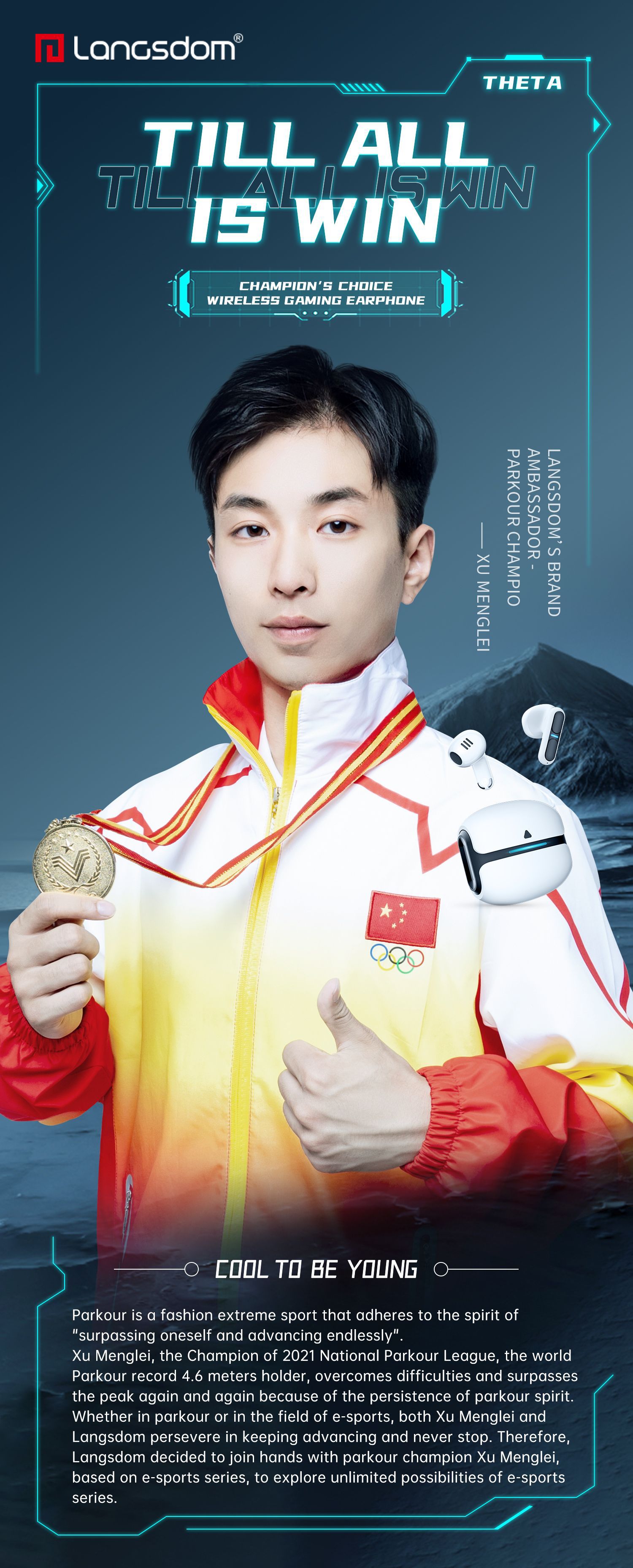 Oblíbená Bluetooth sluchátka Theta ENC s redukcí šumu, duální stereo herní sluchátka s mikrofonem pro Android ios, univerzální_voghion.com