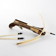 旅游工艺品木质弓 仿古代软胶箭头无杀伤力弓箭儿童玩具