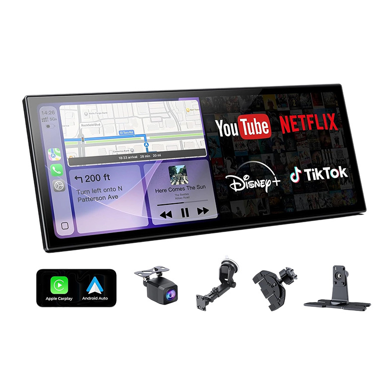 Cross-border 11.5inch HD IPS large screen display carplay vehicle smart screen navigation system dashcam