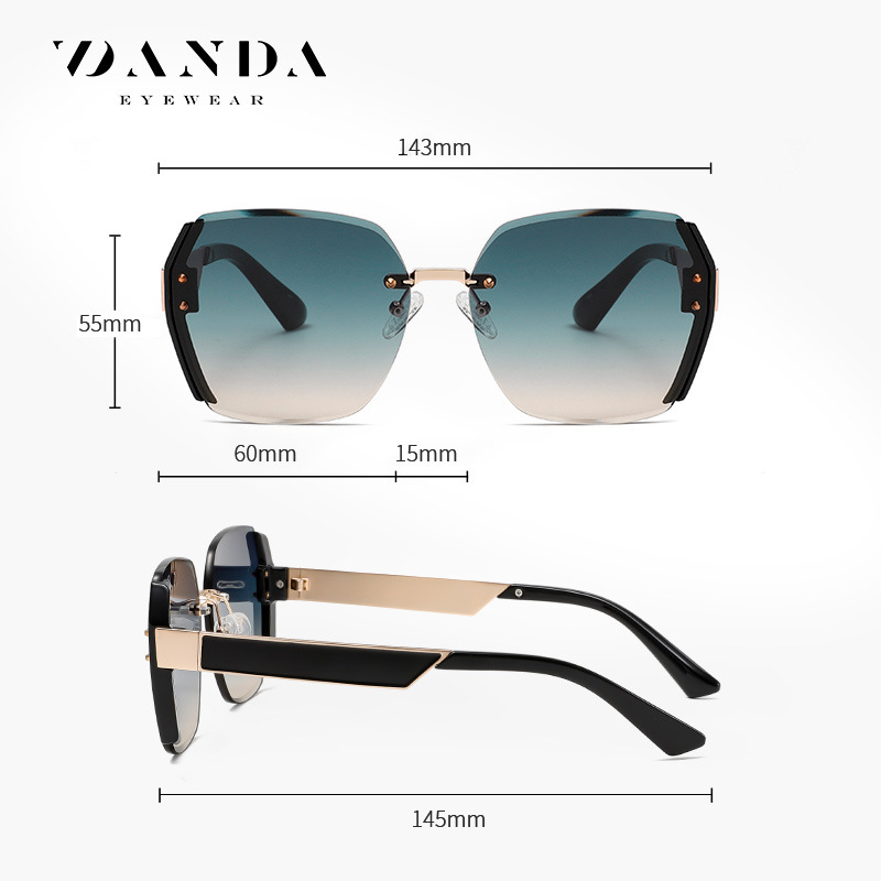 Nuevas gafas de sol TB3103 Ladies Fashion Street Shooting ins Gafas de sol de protección solar Gafas de sol de conducción al aire libre