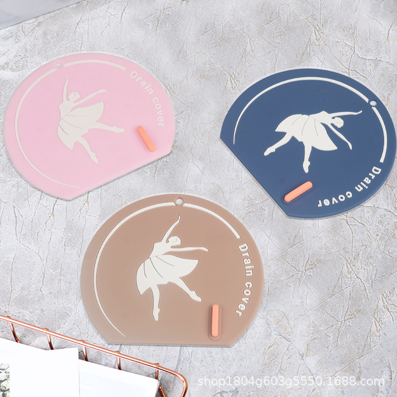 Silicone Waterproof Bathroom Bathroom Anti-reverse Deodorant Artifact Floor Drain Deodorant Kitchen Silicone Sewer Insect-proof Seal