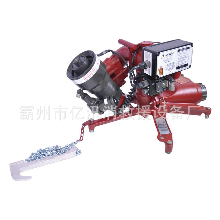 远射程高压消防水炮3419便携式电控消防水炮移动式遥控消防水炮