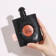 跨境品牌黑鴉片香水女士持久留香女人味黑咖啡90ml直播批代發