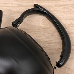 Stainless steel thickened teapot for restaurants, hotels, and cafes, exquisite small black teapot, large boiling teapot for open flame