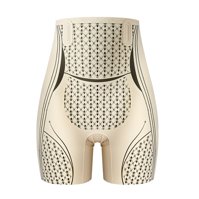 Vientre que se contrae y levantamiento de cadera fuerte vientre que adelgaza el cuerpo que forma los pantalones cintura inconsútil seguridad cintura alta suspensión líquida ropa interior para mujeres