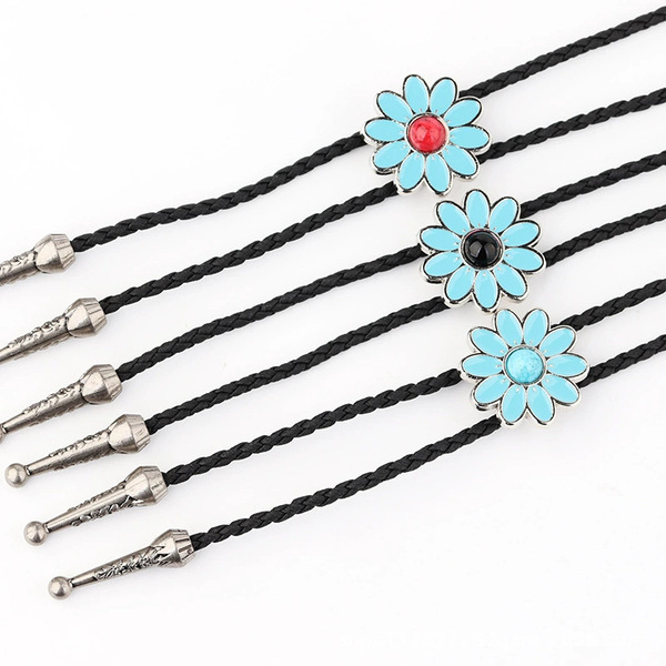 Golden silver blue cute necklace solar-powered