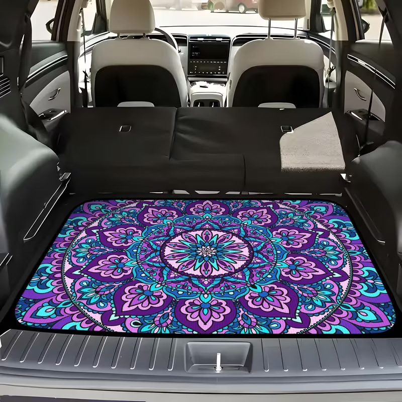 Crystal velvet car trunk mat, wear-resistant, cross-border Amazon dust-proof mat, water-absorbent, dirt-resistant, easy to maintain, wholesale