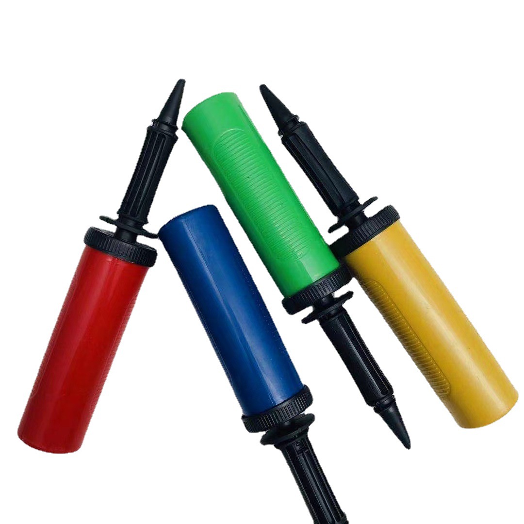 Manufacturer Direct Wholesale Dual-Wheel Hand-Push Balloon Inflator Hand-Pulled Portable Plastic Balloon Inflator Air Pump