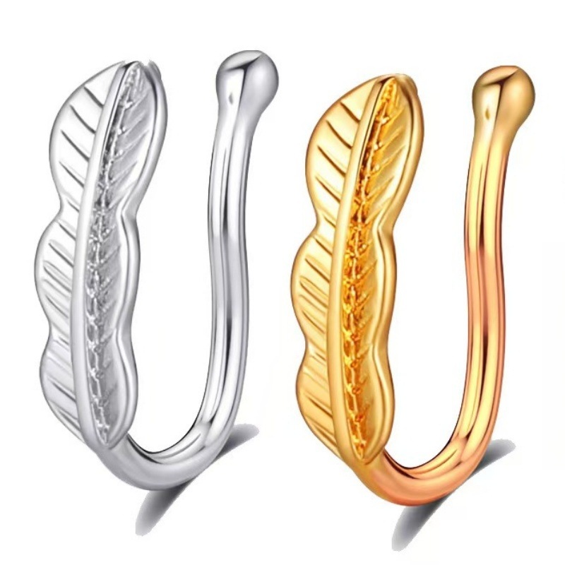 Pointed titanium steel lip stud product view