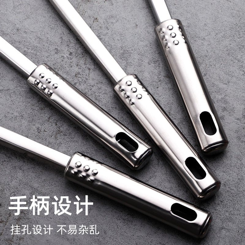 卸売りの大きいスプーンの炒め物のシャベルの調理器具のステンレスのシャベルの家庭用の厚い調理道具の台所セット|undefined