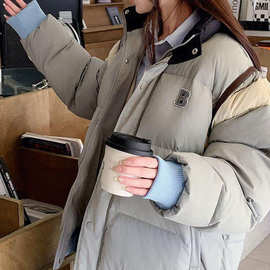 棉衣羽绒棉服女冬新款短款立领新品棉服面包服小个子外套