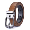 Universal belt suitable for men and women for leisure, black retro jeans for elementary school students, simple and elegant design, Korean style