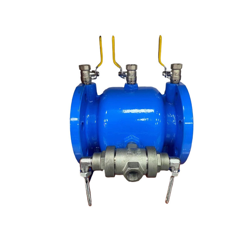 LHS743X-16C DN350防回流直流式倒流防止器 法兰低阻力阀