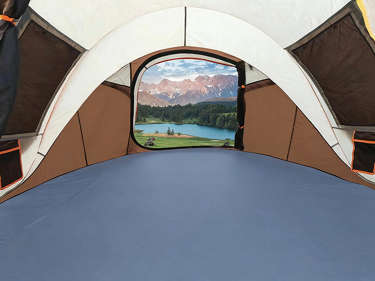 Manufacturer's Outdoor Tent for 5 People, Large Size, No Installation Required, Foldable, Fully Automatic, Hand-Pull Tent for Outdoor Camping, Waterproof and Sun Protection