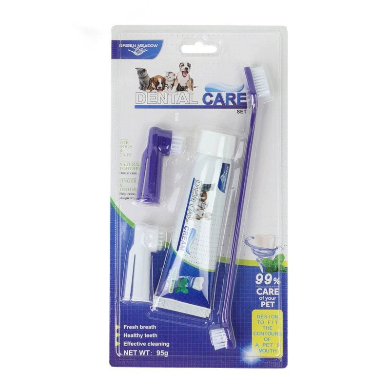 Pasta de dientes para mascotas, cepillo de dientes para perros, cepillo de dientes para perros, cepillo de dientes para perros, cepillo de dientes para gatos, pasta de dientes para perros, set de limpieza de dientes para gatos image 7