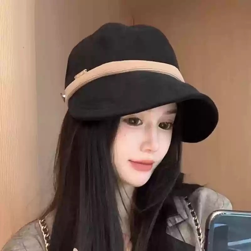봄 가을 헤본 스타일 여성용 패션 다용도 코듀로이 버킷햇 쇼핑 여행 야구모자 스타일리시