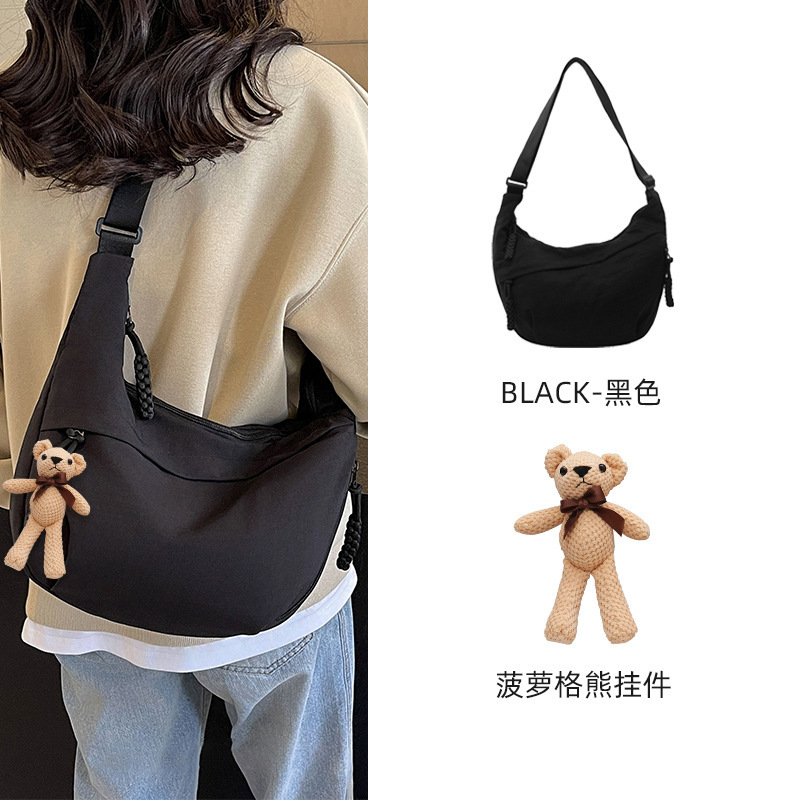 Crossbody Bag Dumpling Bag Women's 2025 New All-match Casual Shoulder Bag Large Capacity Sports Lightweight Small Bag