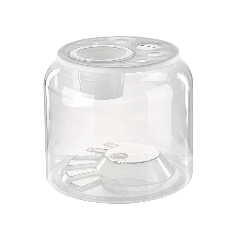 Plastic turtle breeding cylinder micro -landscape hood living room transparent lid lizard lizard climbing cylinder