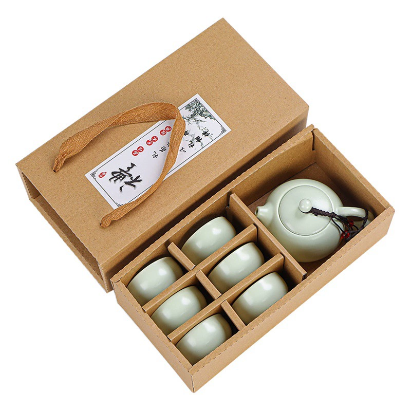 Чайный набор Dingyao костюм Портативный дорожный набор Уличные подарки Сопровождающие подарки Праздник середины осени Подарки для печати логотип