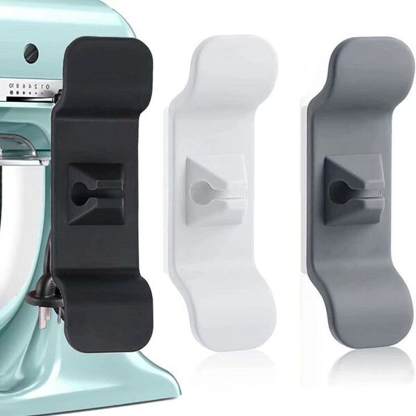 Kitchen Storage Cable Organizer, No-Drill Plug Holder for Home Use, Power Cord and Appliance Wire Management, Cable Winding and Storage