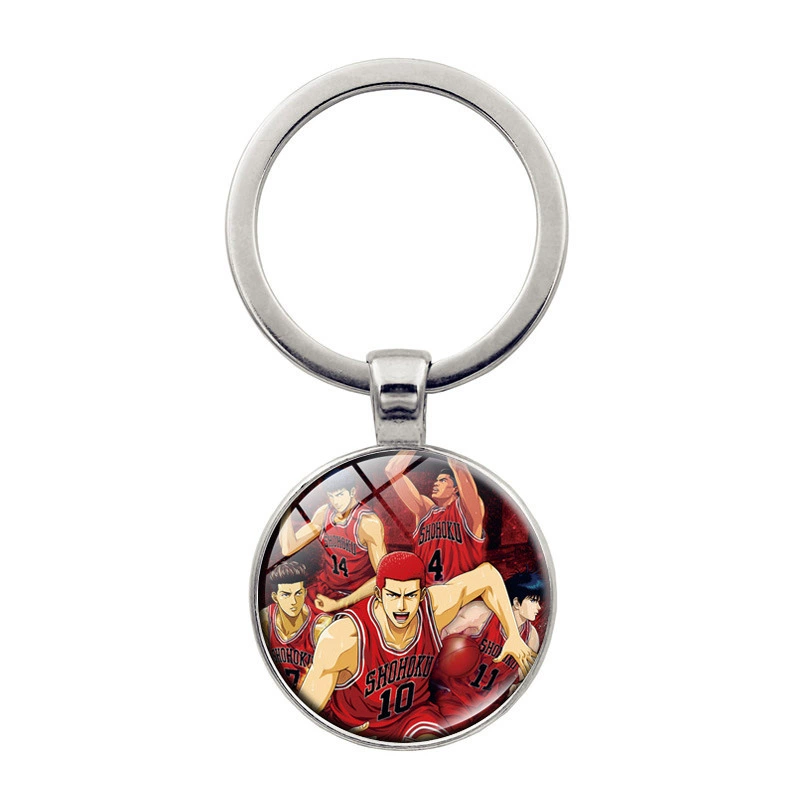 Брелок Slam Dunk Time Gem, аниме-ключ, персонажи Сакураги/Ханнада/Рукава/Каэдэ, автомобильный кулон