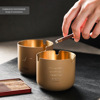 Light luxury Khaki brown stainless steel ashtray living room home restaurant hotel bar outdoor soft furnishings gift gift