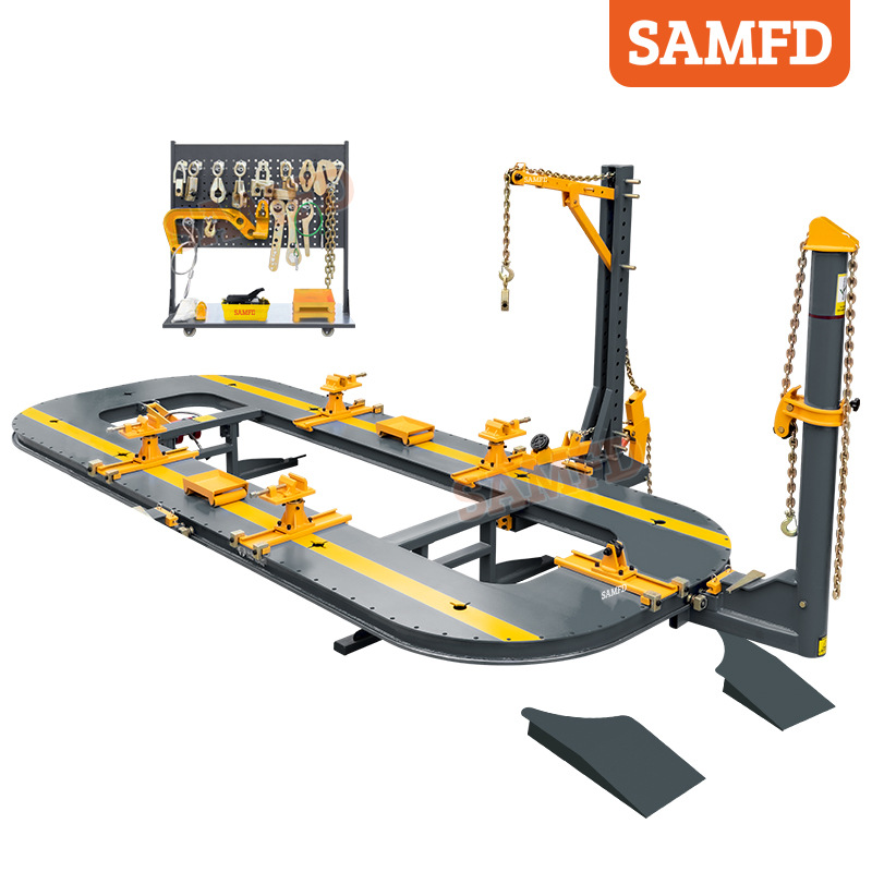 Herramienta de enderezamiento de carrocería SAMFD, enderezador de chasis de panel completo sin perforaciones, fabricante de reparación de chapa metálica al por mayor