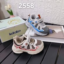 酷巴伦童鞋皮面二棉机能鞋2025冬季新款宝宝鞋加绒保暖运动鞋2558