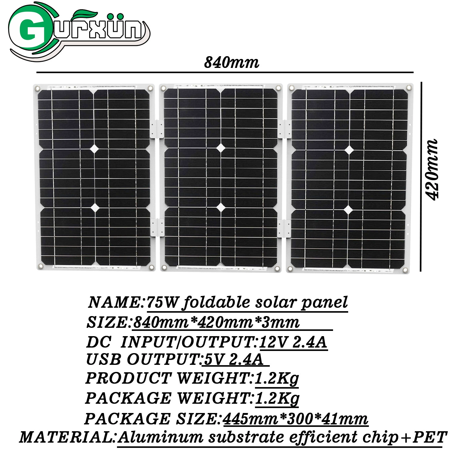 Controller solar-powered, 12v, 220v, 75W
