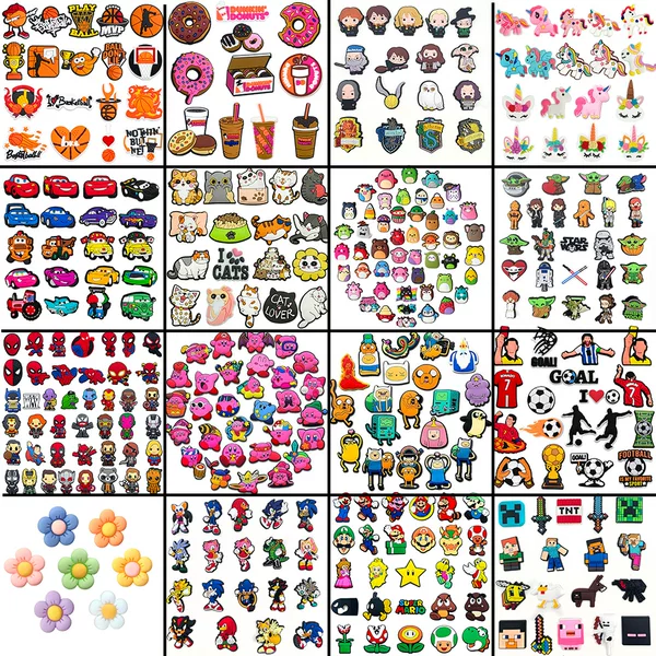 183 suit Cave Shoes Shoe Flower Shoe Buckle Accessories DIY Personalized Soft Rubber Zhibixing Removable Shoe Buckle Accessories Accessories