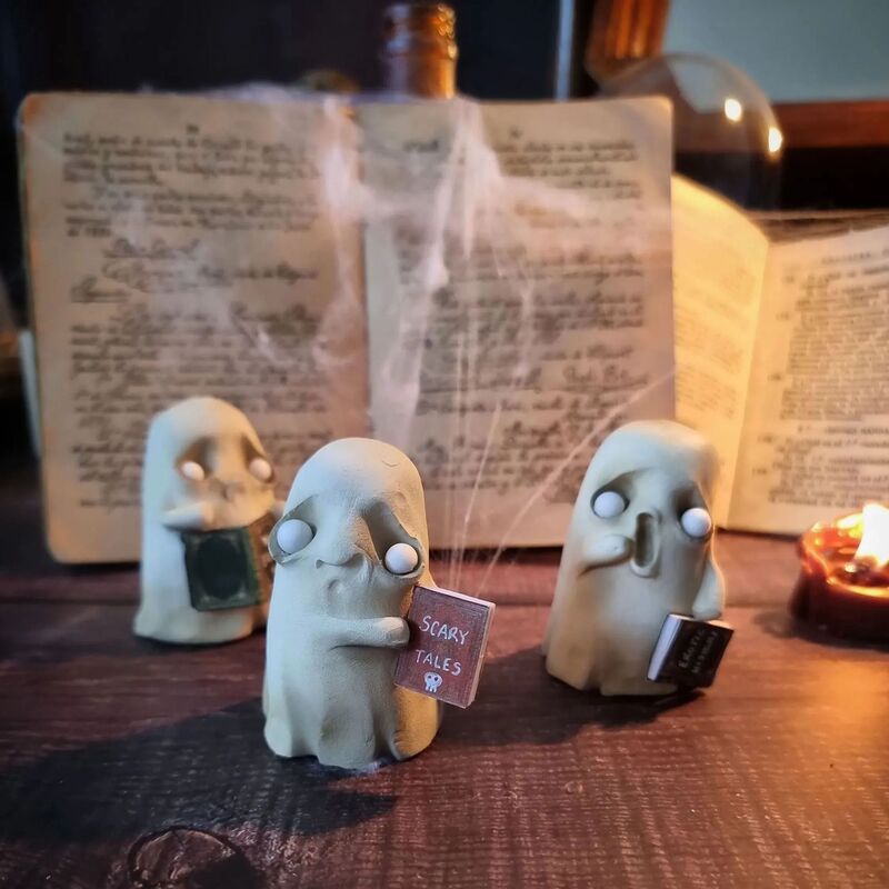 越境新品樹脂工芸品ハロウィン装飾品初心者鬼像置物家庭雰囲気プレゼント|undefined