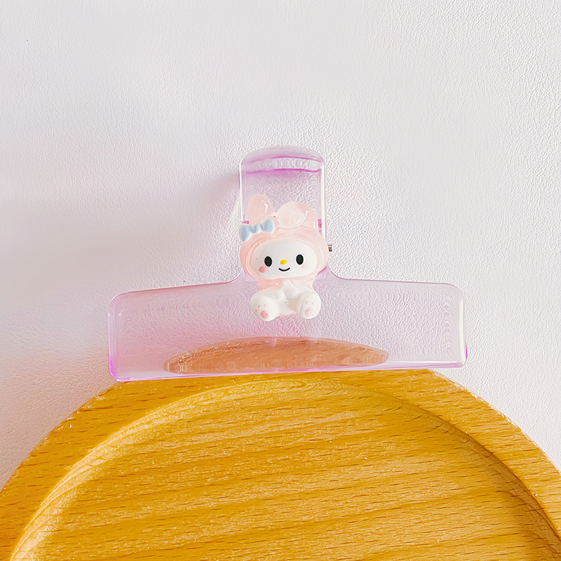 8#나비넥타이 앉아있는 토끼 [핑크]