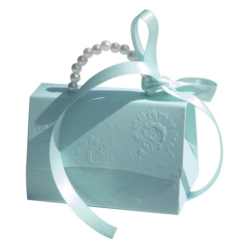 Spot boda pulsera de perlas caja de dulces portátil fiesta creativa personalizada bolsa de embalaje de regalo pequeña caja de dulces de boda portátil