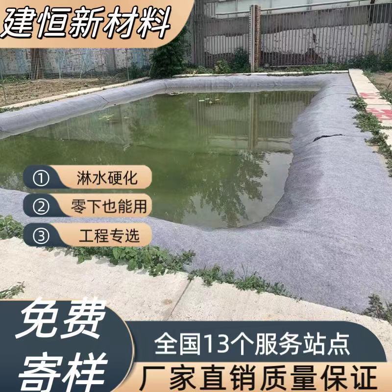 新型材料水泥毯鱼塘沟渠河道护坡停车场专用水泥复合毯