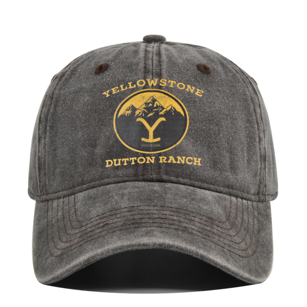 Cappellino da baseball con visiera curva, in seta stampata con pietra gialla e graffiti, cappello da sole personalizzato_voghion.com