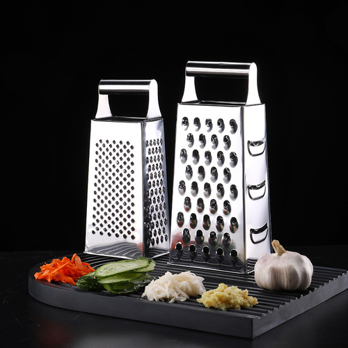 Stainless steel four-sided grater potato radish slicer wholesale household multi-functional vegetable and fruit slicer