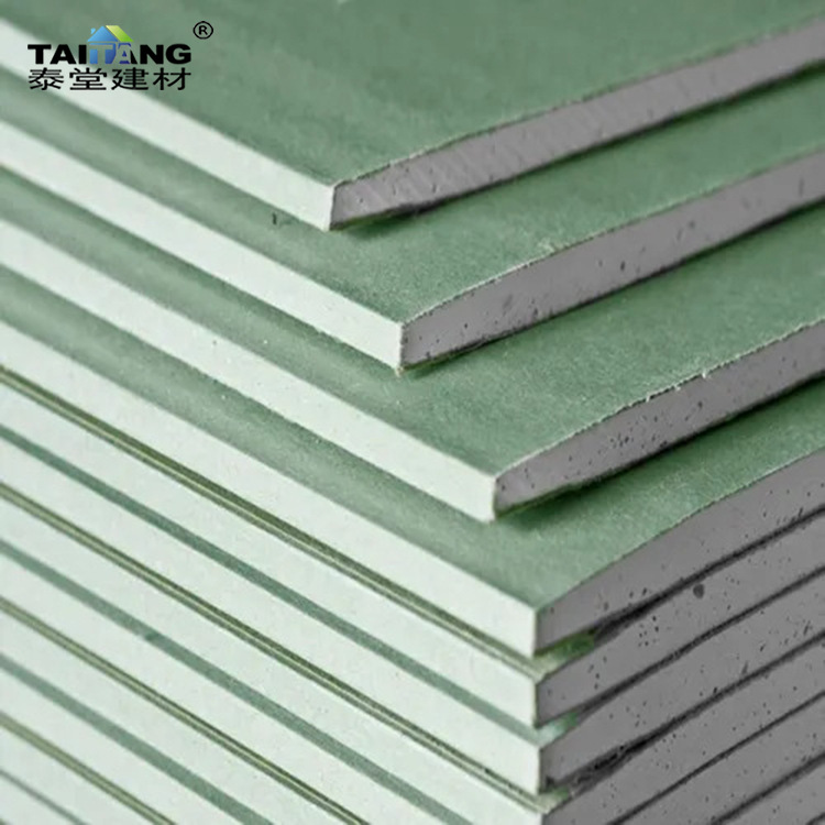 Material de techo de pared de partición de placa de yeso ordinario 9,5mm para partición de sala de placa de yeso de papel ordinario