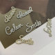 Korean Ins Internet Celebrity English Alphabet Alloy Accessories Temperament Diamond Small Chanel Style Jewelry Hair Accessories Mobile Phone Shell Material