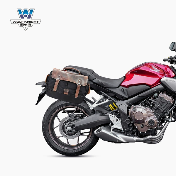 Honda CB650R-single right (medium size) canvas bag only applicable to 2020 model
