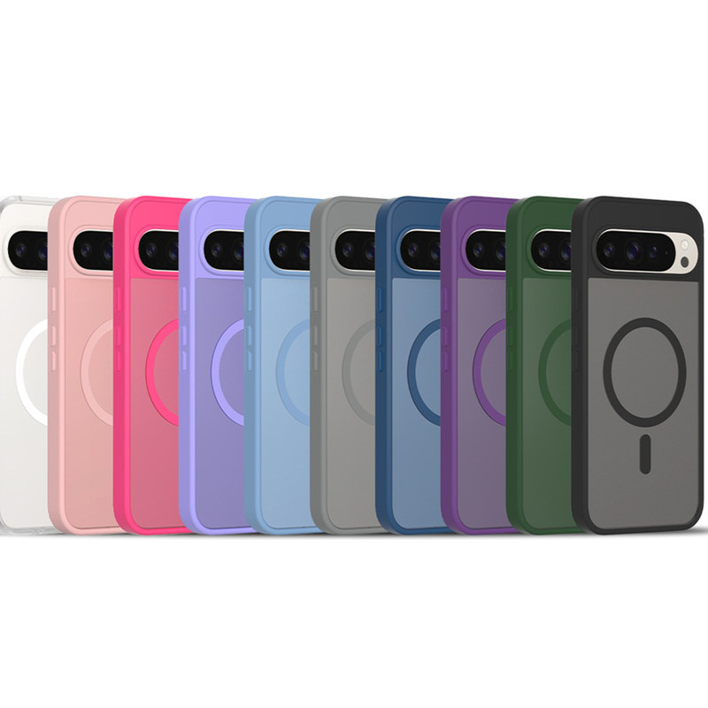 Large Hole Skin-Feel Magnetic Suction Google Pixel10 Mobile Phone Case 9Pro Suitable for 9Proxl Cross-Border 9A Frosted 10Pro/9