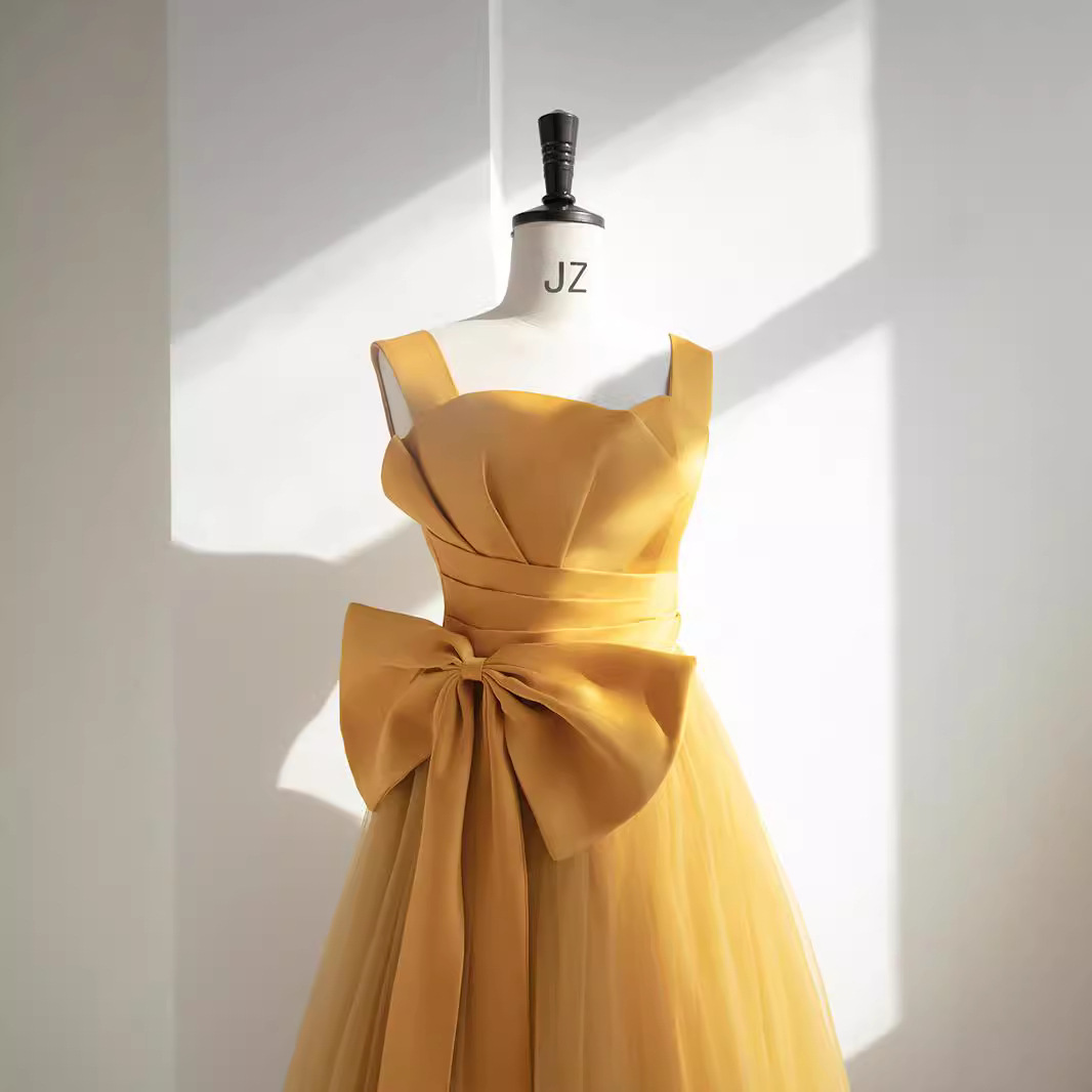 Vestido de noche transfronterizo 2026 nuevo vestido de princesa elegante temperamento largo espectáculo vestido de reunión anual de la compañía de banquete mujer