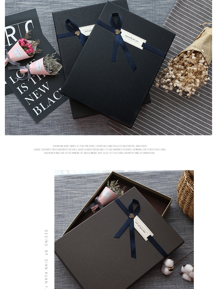 Caja de regalo camisa caja de regalo camisa pijama bufandas cajas de regalo para hombres cajas vacías cajas de ropa