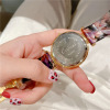 Golden fashionable watch, trend waterproof glasses, suitable for import, city style, wholesale