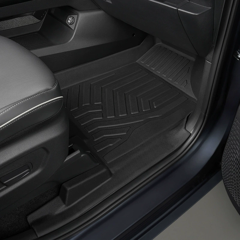 Car Floor Mats (Hyundai Kustu 2021–2024) TPE full‑coverage, tailored 7‑seat set