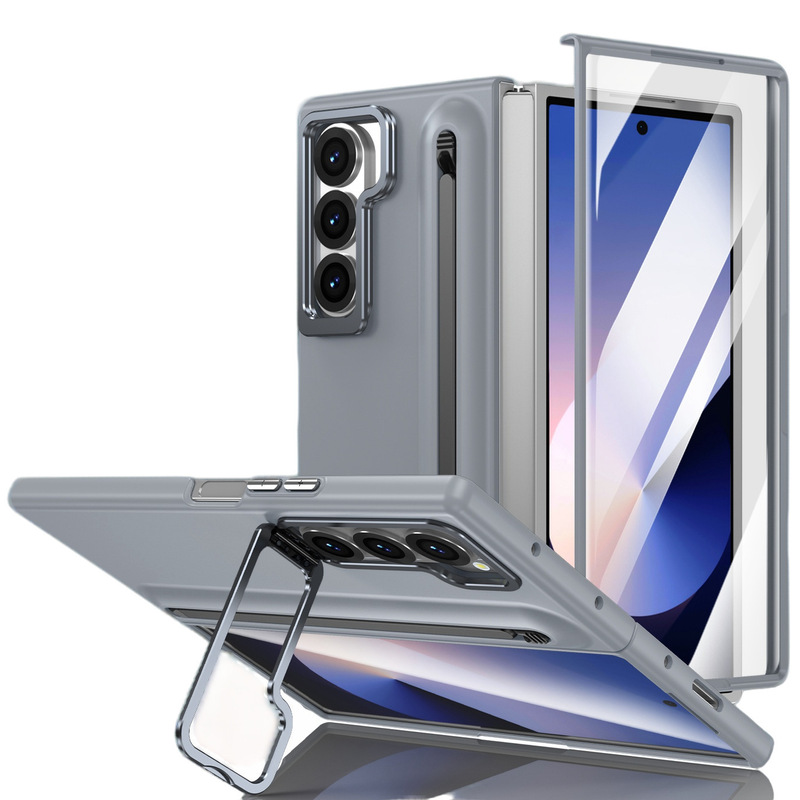 新しいモデルは、Samsung ZFold7/6/5/4 携帯電話ケース、一体型ペンスロット、ペンケースフィルムホルダー、落下防止保護カバーに適しています。|undefined