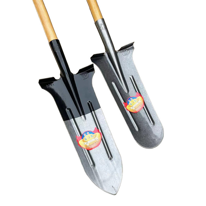 Pala de excavación de árbol de hombro ancho en blanco y negro pala de excavación de árbol multifuncional pala de excavación de suelo al aire libre pala de excavación de acero al manganeso