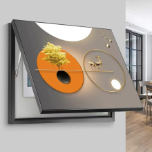 电表箱装饰画现代轻奢遮挡配电箱电闸盒弱电源开关盒创意客厅挂画