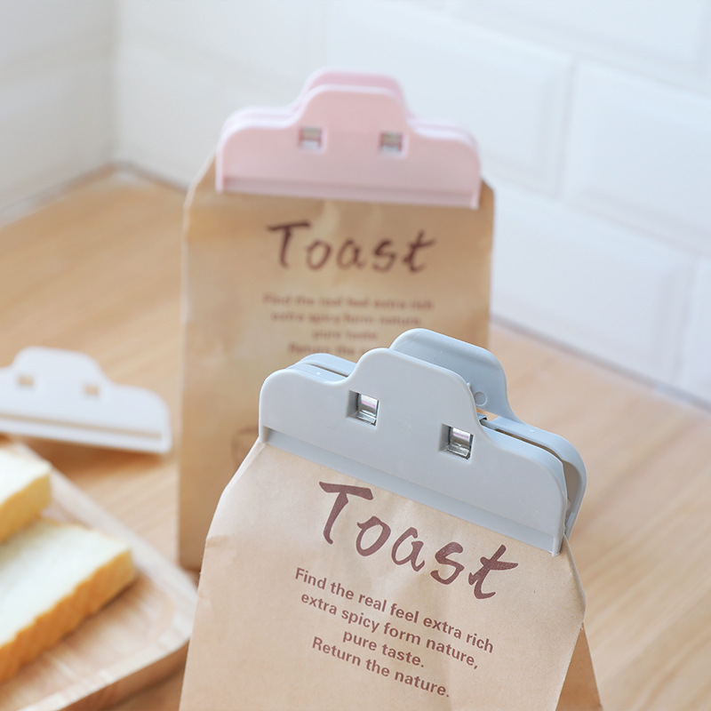 Sealing clip kitchen snack sealing clip strong food bag clip plastic bag sealer moisture-proof fresh-keeping sealer